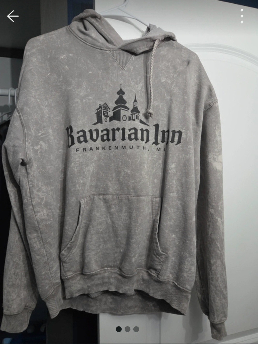 Bavarian Inn Frankenmuth Gray Hooded Sweatshirt